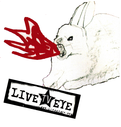 Bunny Breathing Fire/Live Eye Tv logo