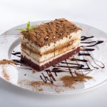 chocolate cake slice