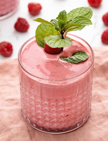 fruit smoothie glass