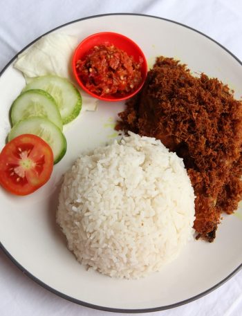 ayam geprek indonesian food