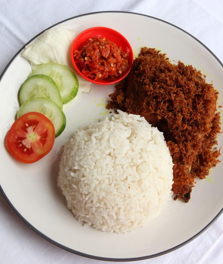 ayam geprek indonesian food