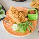 Sambal goreng hati ayam dan kentang goreng dengan sambal meresap